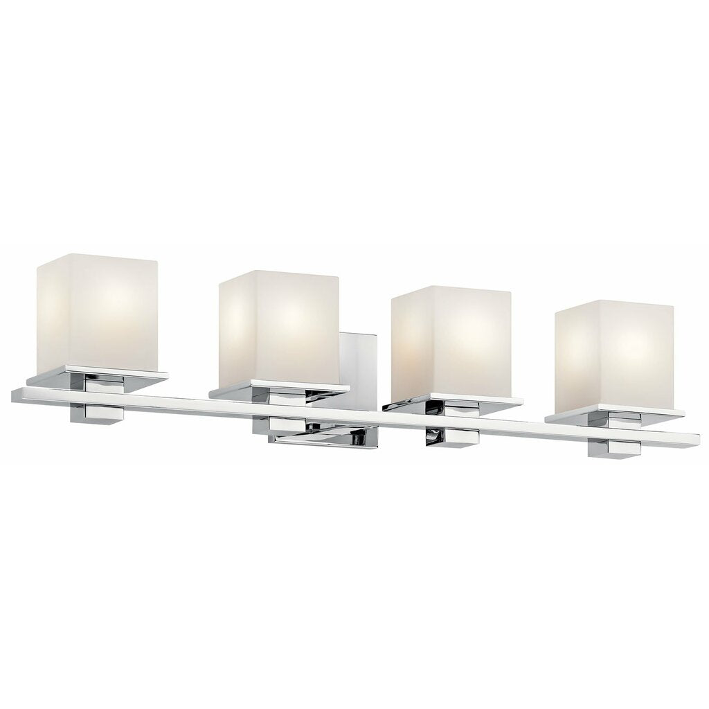 Kichler 45152CH Fixture The Tully(TM) 32in. 4 light vanity features a