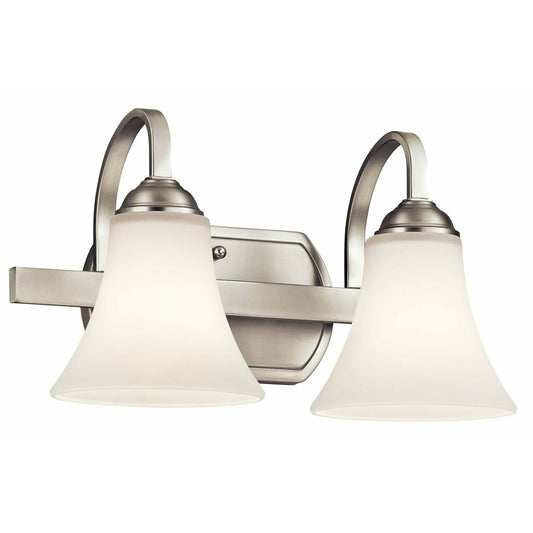 Kichler 45512NI Fixture You'll love how this 2 Light Bath light from