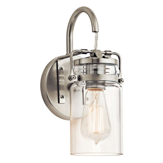 Kichler 45576NI Fixture Brinley(TM) 11.5in. 1 light wall sconce