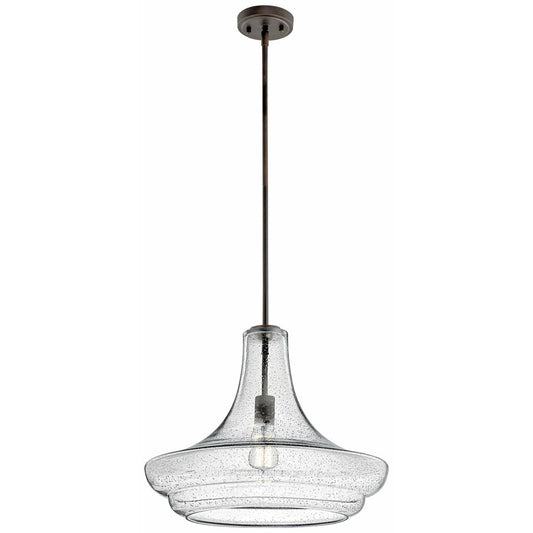 Kichler 42329OZCS Fixture The design of this 1 light pendant from
