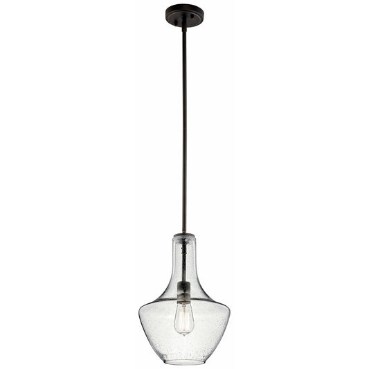 Kichler 42141OZCS Fixture The design of this 1 light pendant from