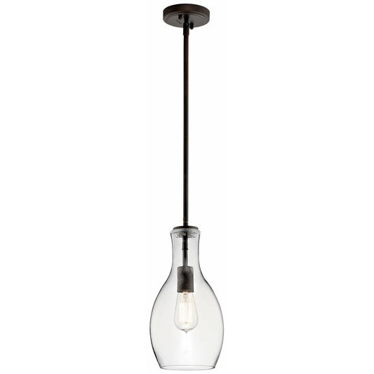 Kichler 42456OZCLR Fixture The design of this 1 light pendant from