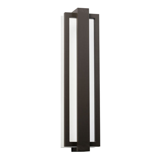 Kichler 49435AZ Fixture This vertical 1 light outdoor LED wall sconce