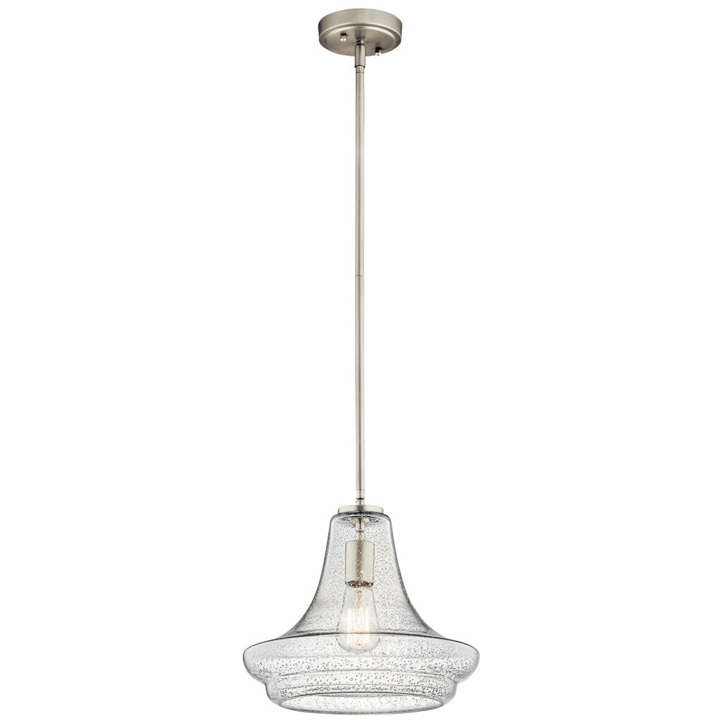 Kichler 42328NICS Fixture The design of this 1 light pendant from