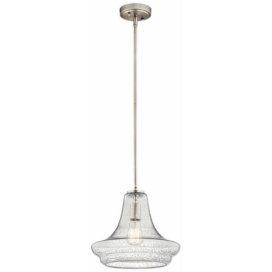 Kichler 42328NICS Fixture The design of this 1 light pendant from