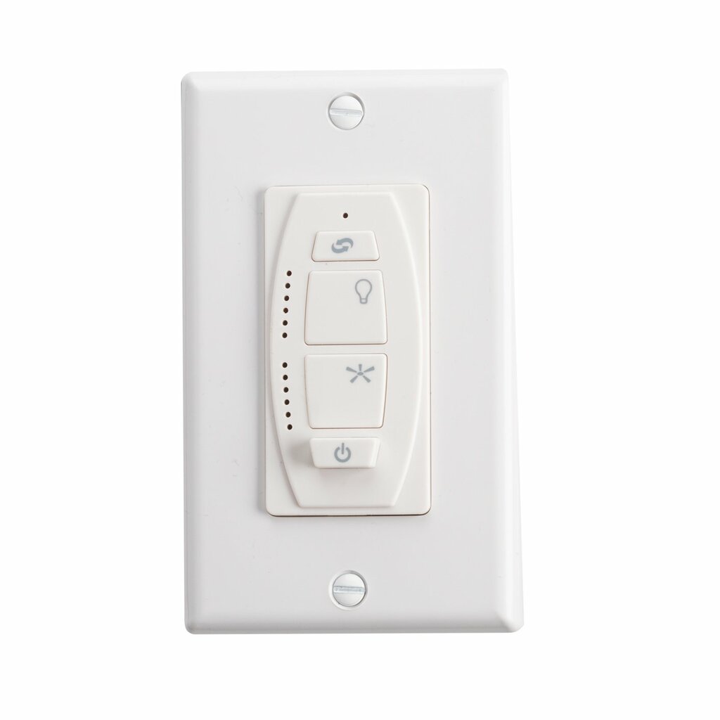 Kichler 370036IVTR A 6 speed DC wall control transmitter. Ivory
