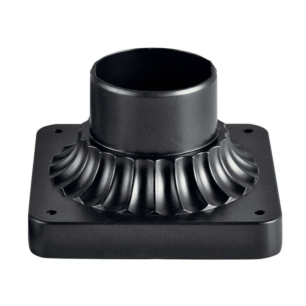 Kichler 9592BK Fixture Pedestal Mount in Black