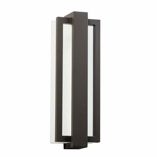 Kichler 49434AZ Fixture This vertical 1 light outdoor LED wall sconce