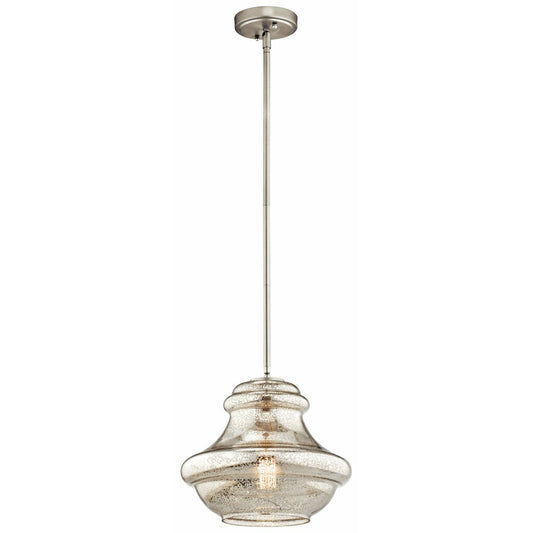 Kichler 42044NIMER Fixture The design of this 1 light pendant from