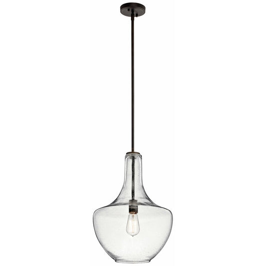 Kichler 42046OZCS Fixture The design of this 1 light pendant from