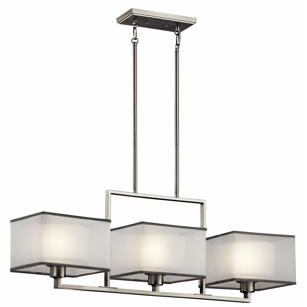 Kichler 43437NI Fixture Square shapes are often boxed into modern
