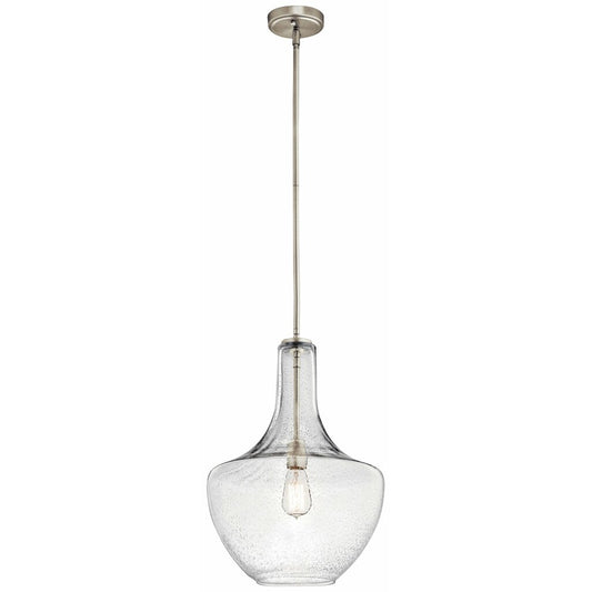 Kichler 42046NICS Fixture The design of this 1 light pendant from