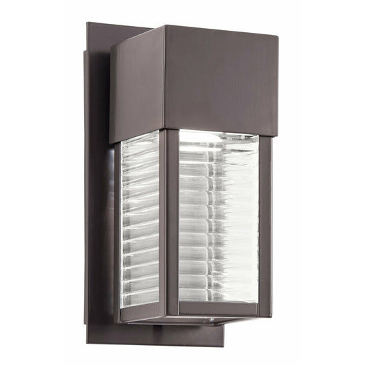 Kichler 49117AZLED Fixture This sharp 1 Light LED Outdoor Wall lantern