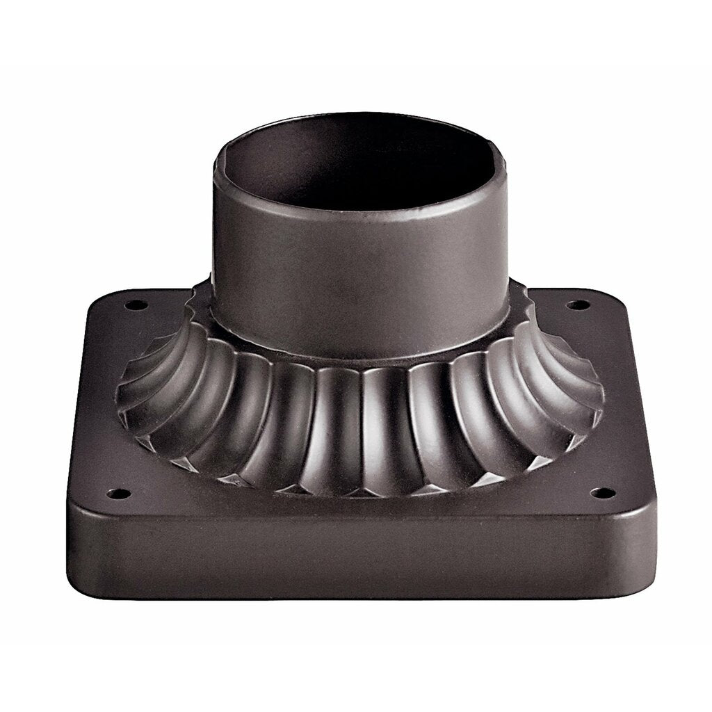 Kichler 9592AZ Fixture Pedestal Mount in Architectural Bronze