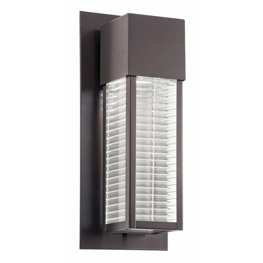 Kichler 49118AZLED Fixture This sharp 1 Light LED Outdoor Wall lantern