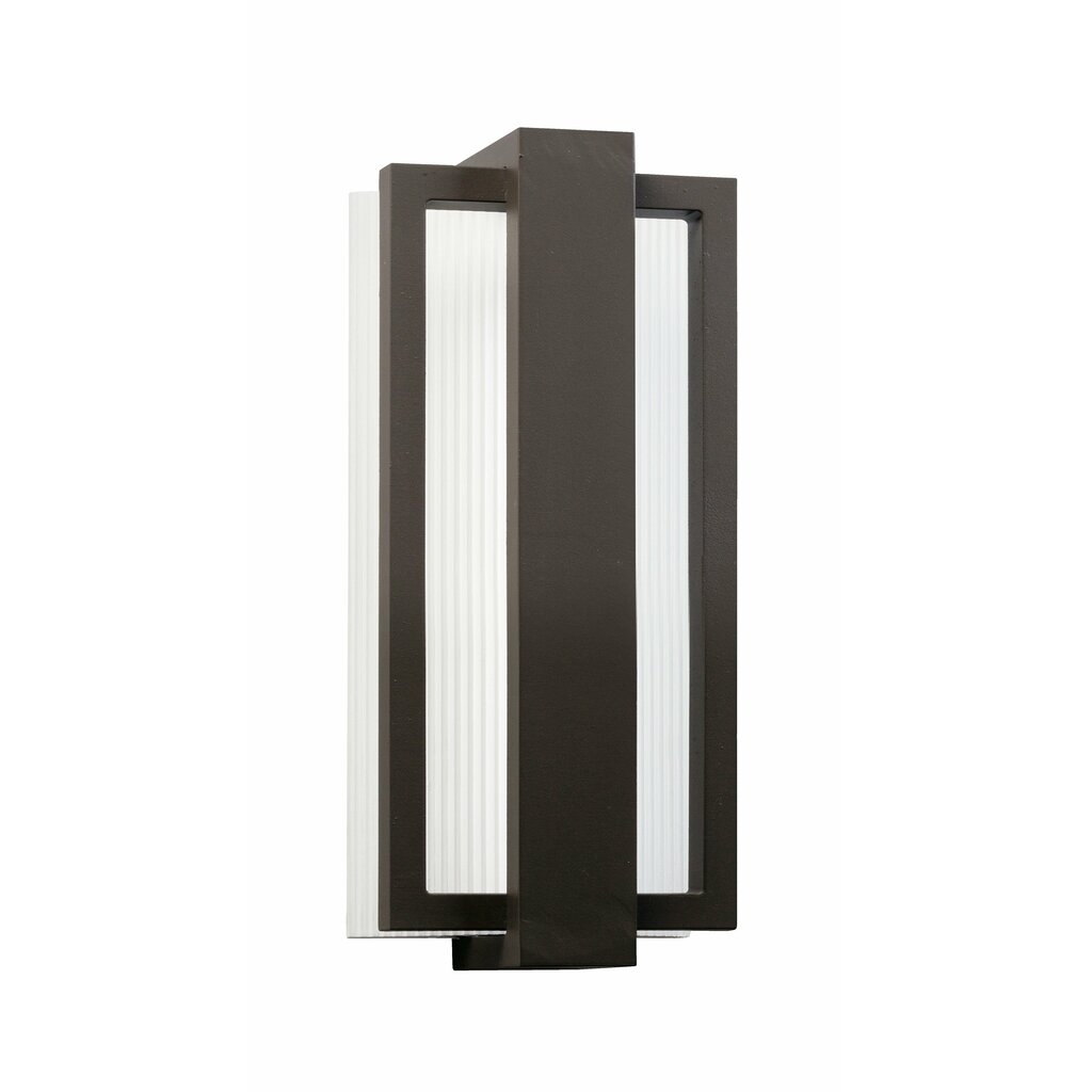 Kichler 49492AZ Fixture This vertical 1 light outdoor LED wall sconce