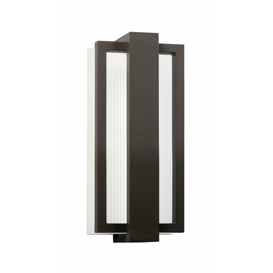 Kichler 49492AZ Fixture This vertical 1 light outdoor LED wall sconce