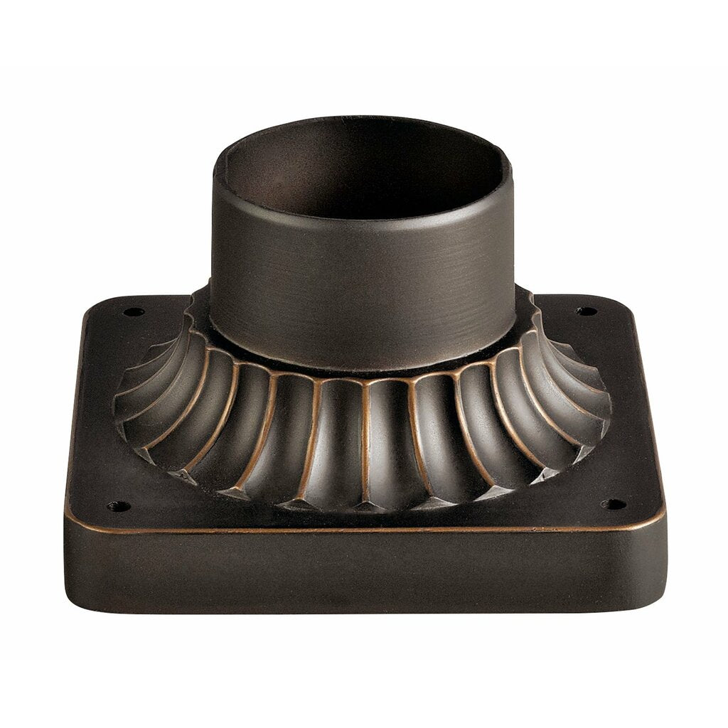 Kichler 9592RZ Fixture Pedestal Mount in Rubbed Bronze
