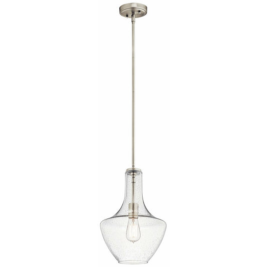 Kichler 42141NICS Fixture The design of this 1 light pendant from