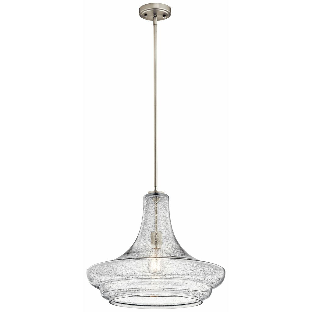 Kichler 42329NICS Fixture The design of this 1 light pendant from