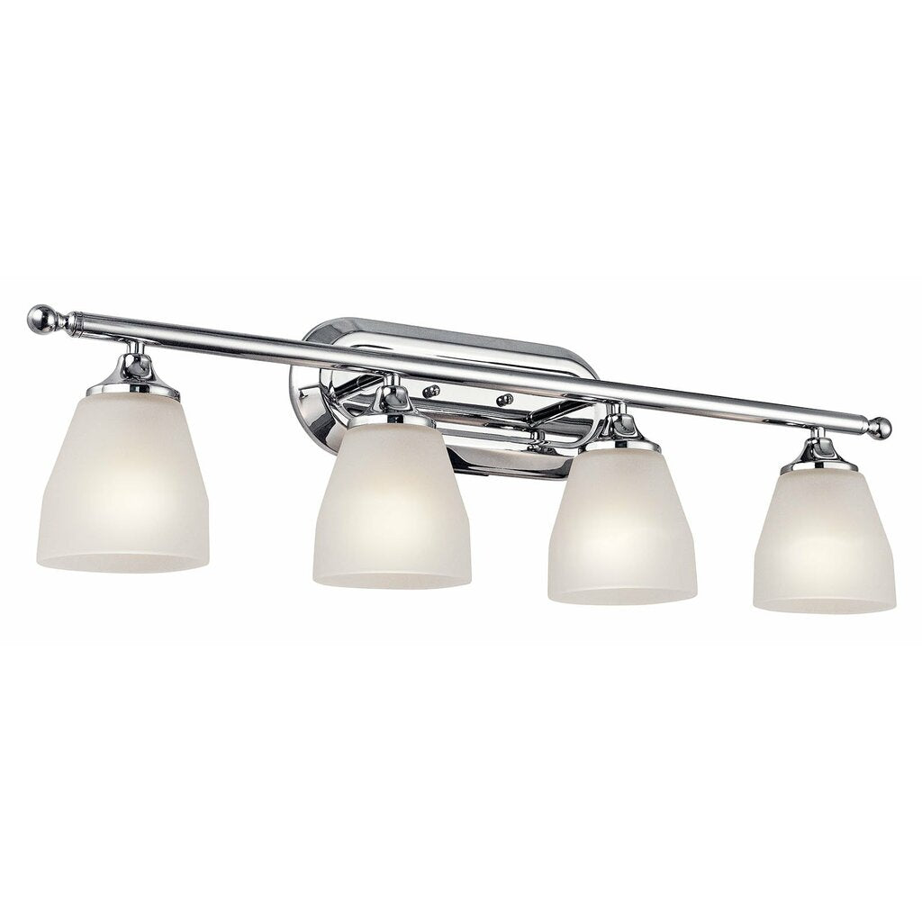 Kichler 5449CH Fixture Ansonia(TM) 4 Light Bath in Chrome