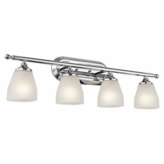 Kichler 5449CH Fixture Ansonia(TM) 4 Light Bath in Chrome