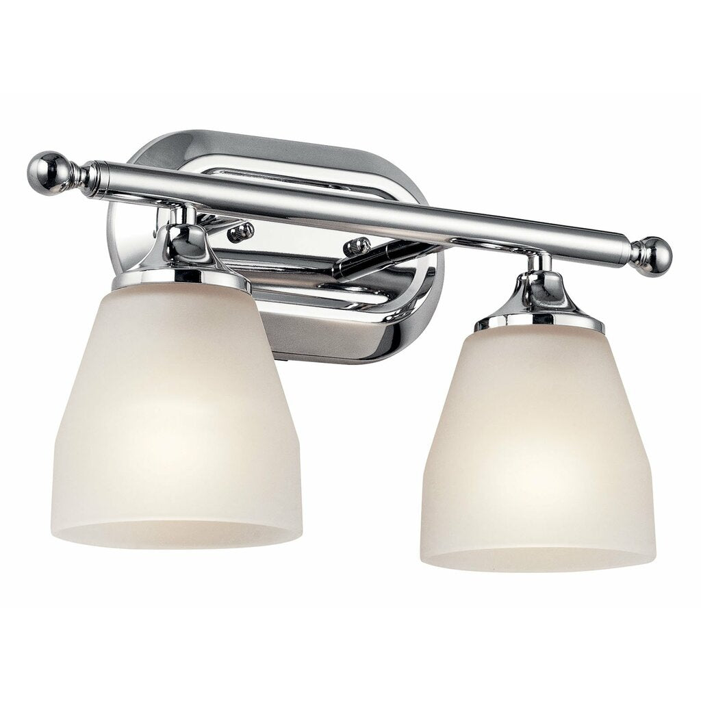 Kichler 5447CH Fixture Ansonia(TM) 2 Light Bath in Chrome