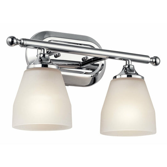 Kichler 5447CH Fixture Ansonia(TM) 2 Light Bath in Chrome