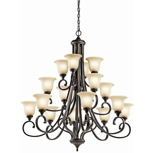 Kichler 43192OZ Fixture This 12 light chandelier from the Monroe(TM)