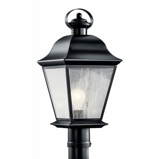Kichler 9909BK Fixture The 15.25 inch 3 Light Flush Mount in Black