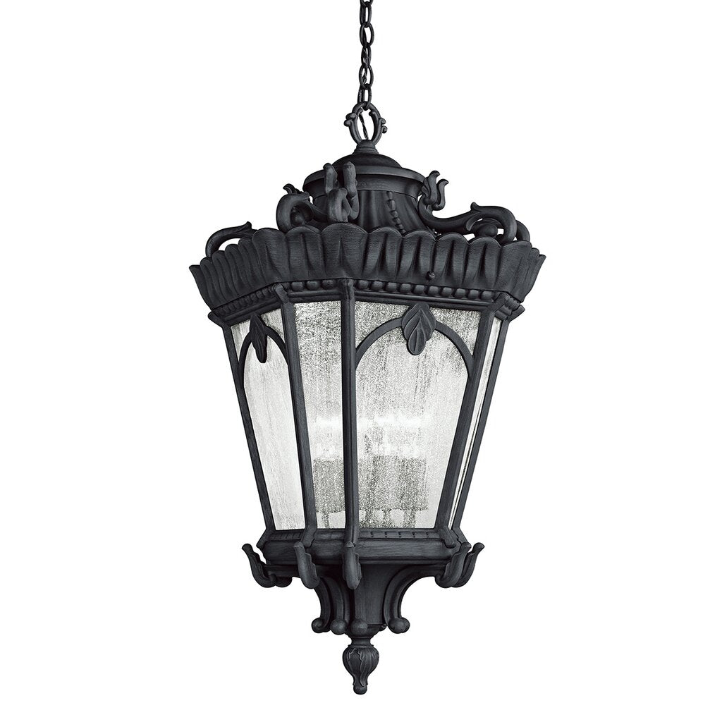 Kichler 9564BKT Fixture With its heavy textures dark tones and fine