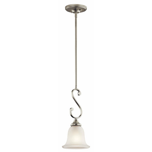 Kichler 43162NI Fixture This 1 light mini pendant from the Monroe(TM)