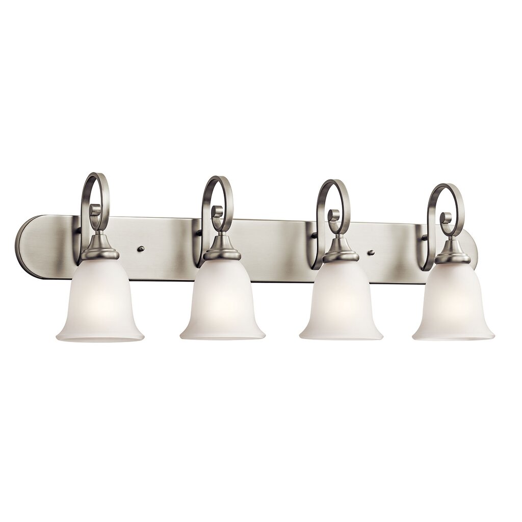 Kichler 45056NI Fixture This 4 light wall fixture from the Monroe(TM)