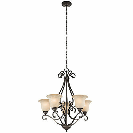 Kichler 43224OZ Fixture The Camerena(TM) 31.25in. 5 light chandelier