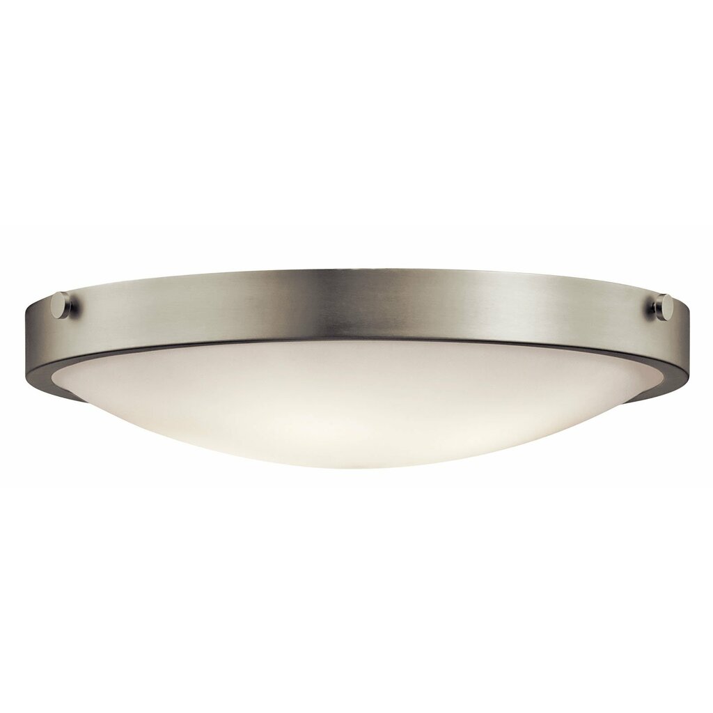 Kichler 42276NI Fixture This versatile 4 light flush mounted ceiling