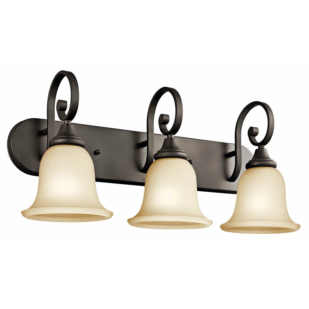 Kichler 45055OZ Fixture This 3 light wall fixture from the Monroe(TM)