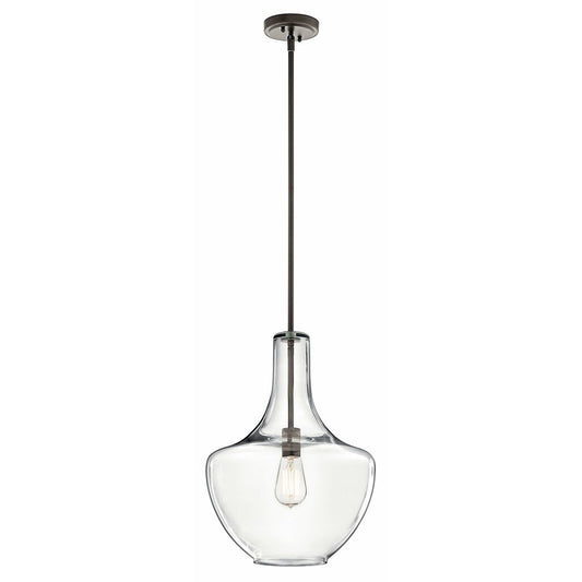 Kichler 42046OZ Fixture The design of this 1 light pendant from the