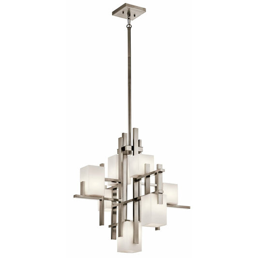 Kichler 42940CLP Fixture This 7 light chandelier from the City