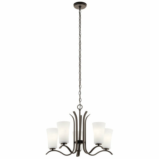 Kichler 43074OZ Fixture This 5 light chandelier from the Armida(TM)