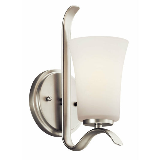 Kichler 45374NI Fixture This 1 light wall sconce from the Armida(TM)