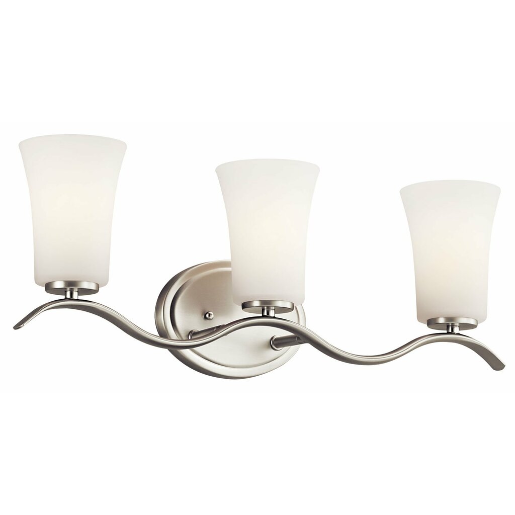 Kichler 45376NI Fixture This 3 light bath from the Armida(TM)