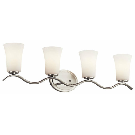 Kichler 45377NI Fixture This 4 light bath from the Armida(TM)