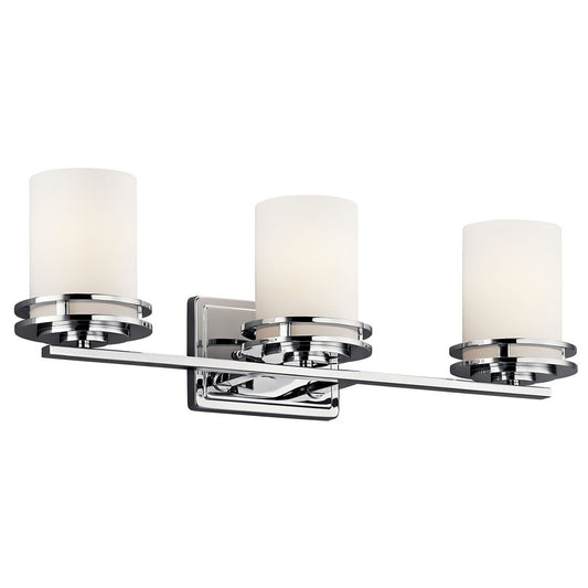 Kichler 5078CH Fixture The Hendrik(TM) 24in. 3 light vanity features a