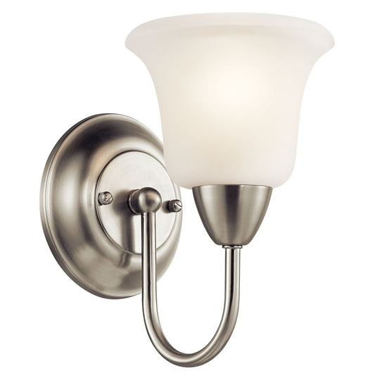 Kichler 45881NI Fixture This tasteful 1 light wall sconce from the