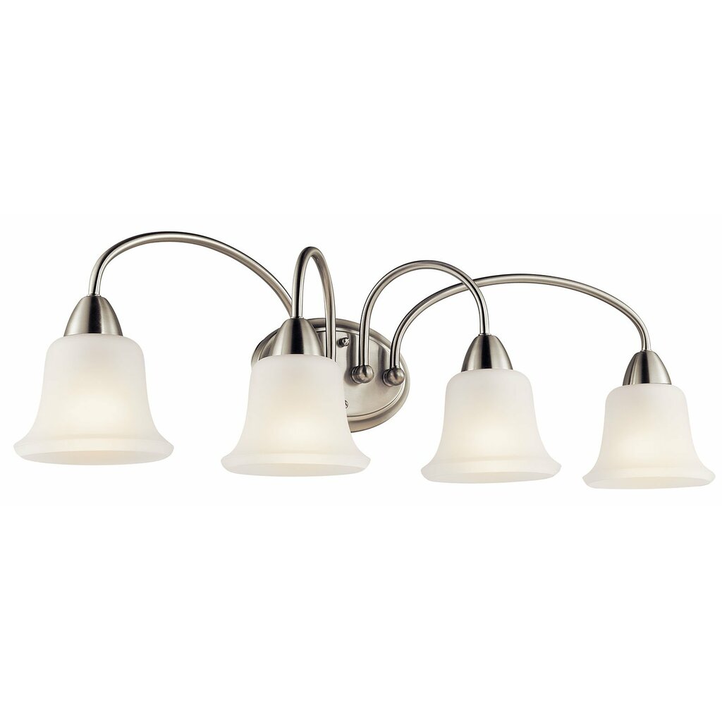 Kichler 45884NI Fixture This tasteful 4 light wall fixture from the