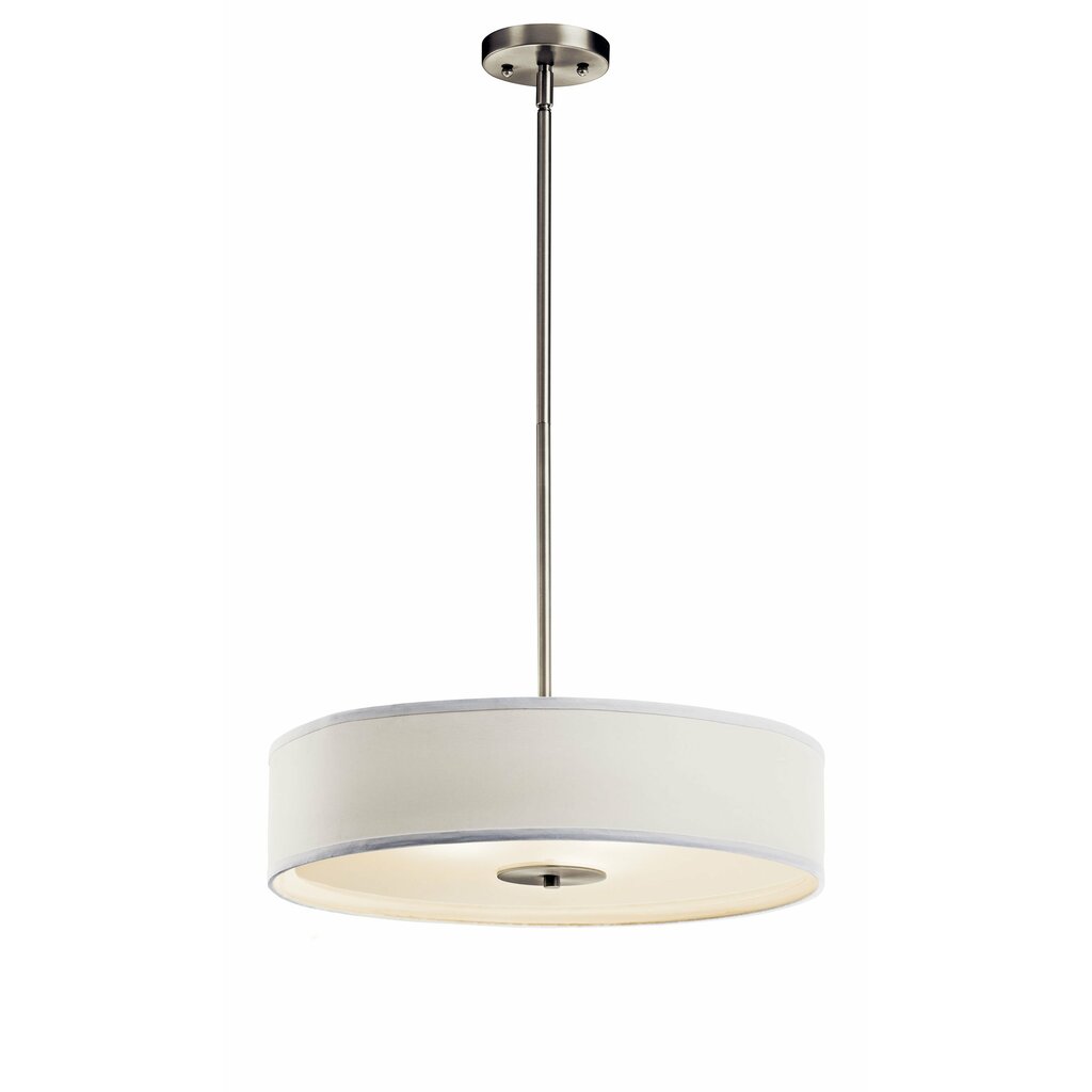 Kichler 42121NI Fixture The clean lines and simple styling make this