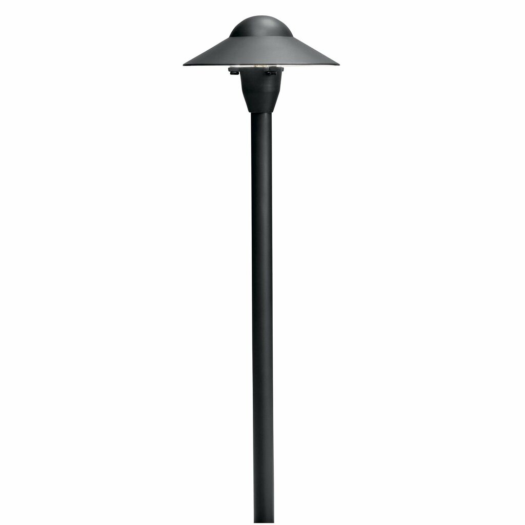 Kichler 15470BKT Fixture 6in. DOME PATH LIGHT - A popular look has a