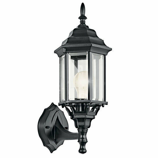 Kichler 49255BK Fixture This 1 light outdoor wall lantern from the