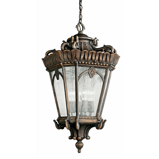 Kichler 9564LD Fixture With its heavy textures dark tones and fine