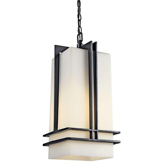 Kichler 49205BK Fixture This 1 light hanging pendant from the